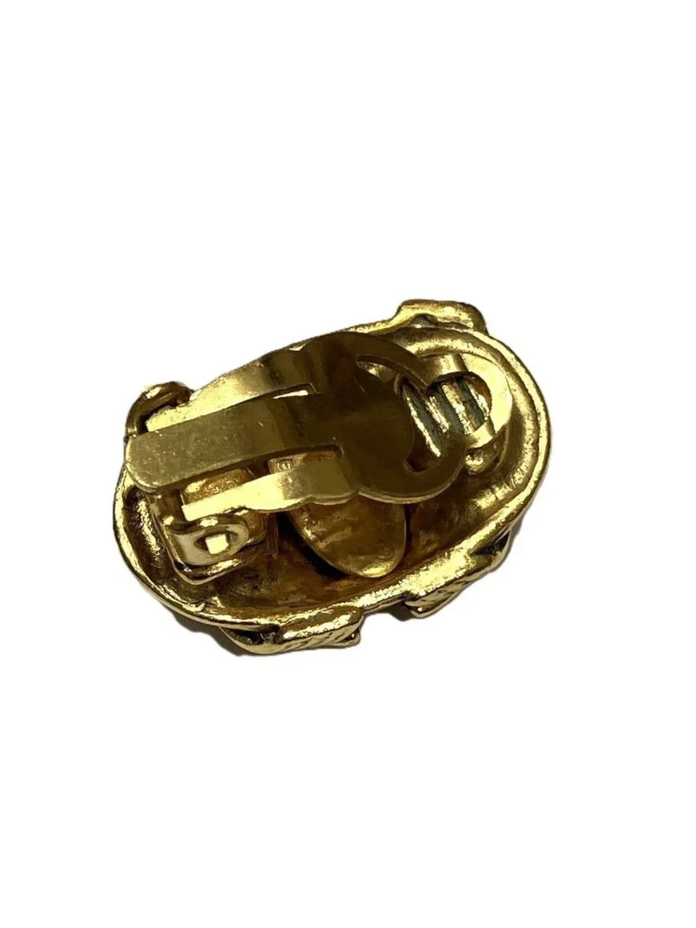 Chanel Earrings Alloy Gold